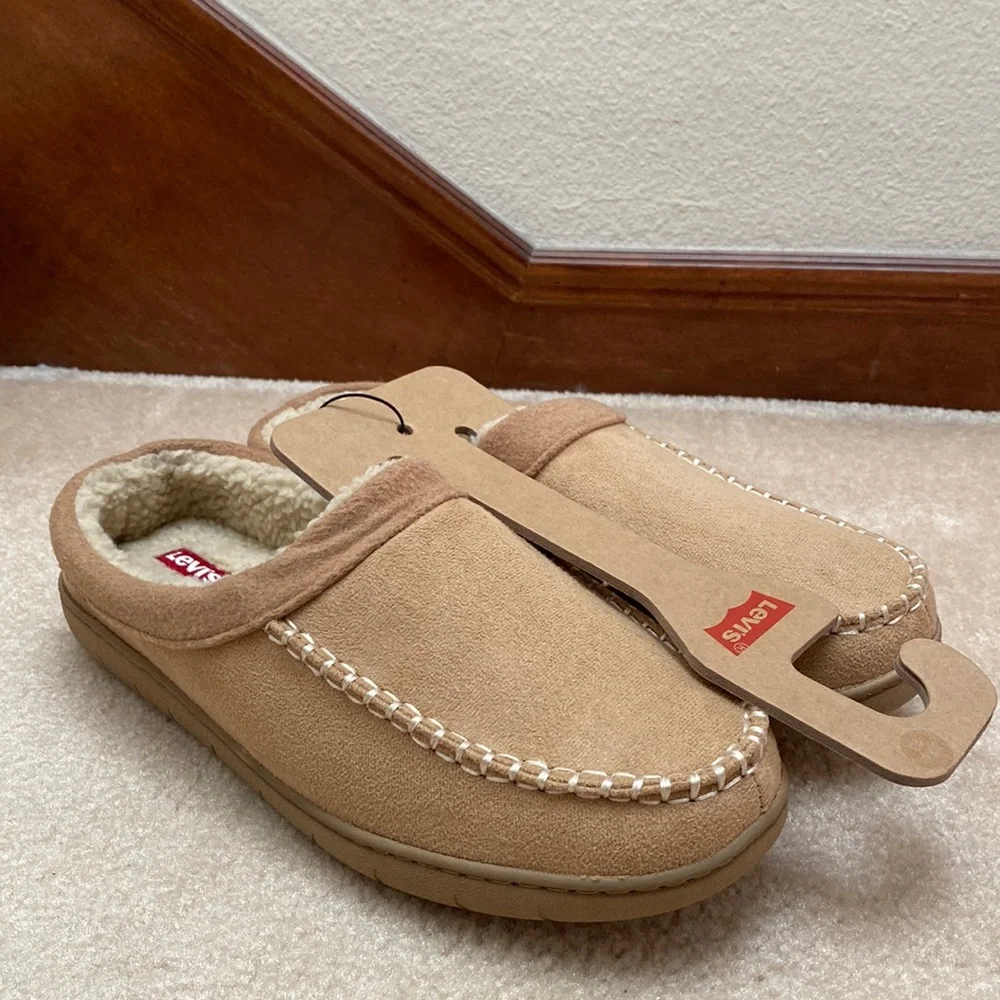 Levi's Mens Clog Slippers Color: Wheat Size XXL - Picture 5 of 9